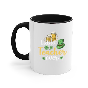 Discover Luckiest Teacher Assistant Ever Teaching Saint Accent Mugs