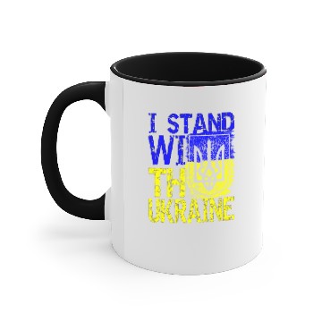 Discover I STAND WITH UKRAINE Accent Mugs