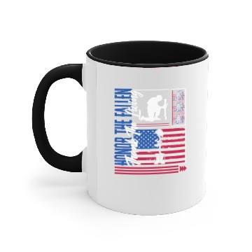 Discover Memorial Day Accent Mugs, Honor The Fallen Armed Forces