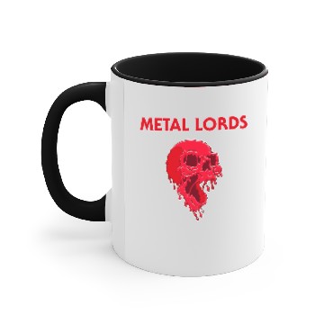 Discover Metal Lords Red Skull Accent Mugs
