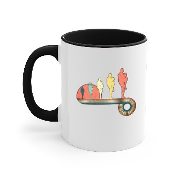Discover Baseball Pitcher Throw Player Vintage Sunset Accent Mugs