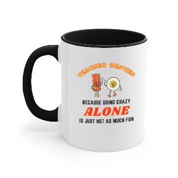 Discover Teacher Besties Funny Accent Mugs