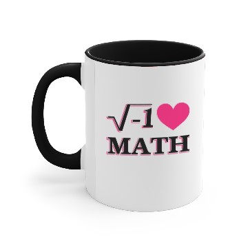 Discover I Love Math Accent Mugs