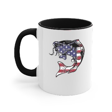 Discover American Catfish Accent Mugs