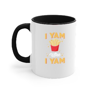 Discover Fries I Yam What I Yam Accent Mugs