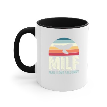 Discover Milf Man I love Falconry Funny Gift Accent Mugs