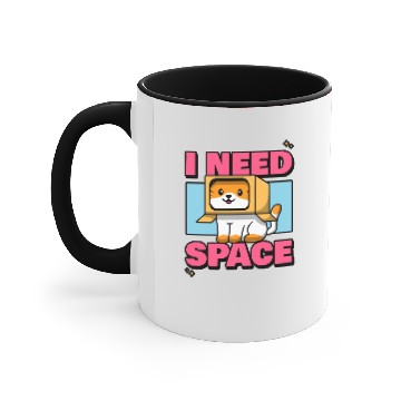 Discover I need space Accent Mugs