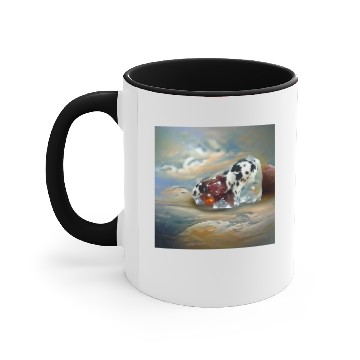Discover Dalmatian jasper crystal gemstone Accent Mugs