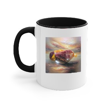 Discover Mookaite jasper crystal gemstone Accent Mugs