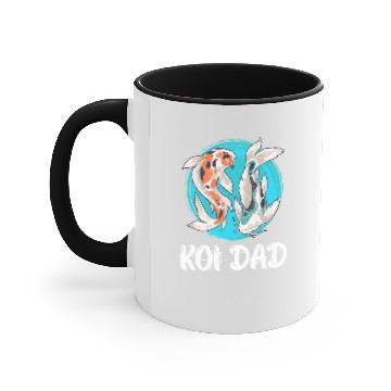 Discover Koi Dad Koi Pond Fish Pond Accent Mugs