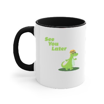 Discover See you later Alligator Accent Mugs