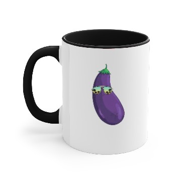 Discover Cool Eggplant Accent Mugs
