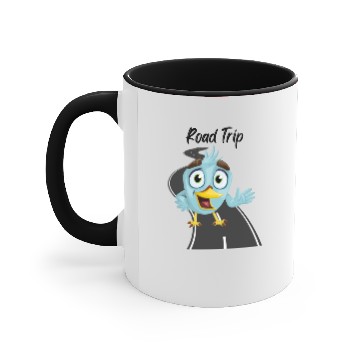 Discover Road Trip Bird Accent Mugs
