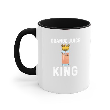 Discover Orange Juice King Accent Mugs