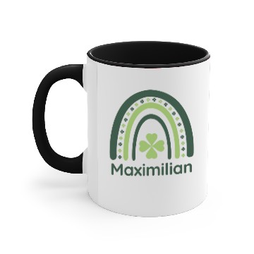 Discover Maximilian Clover Boho Rainbow Accent Mugs