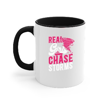 Discover Storm Chaser Hurricane Meteorology Accent Mugs