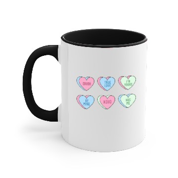 Discover Valentine's Day Hearts Candy Accent Mugs