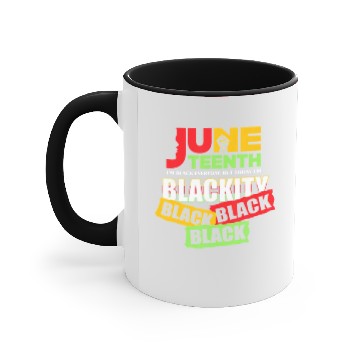 Discover JUNETEENTH Freeish Since 1865 Accent Mugs