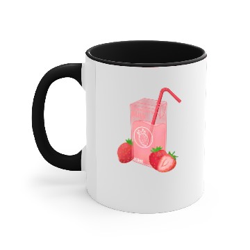 Discover Strawberry Milk Accent Mugs