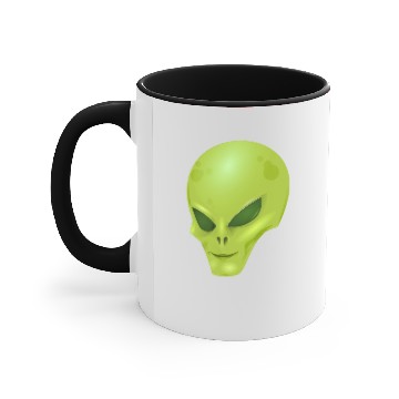 Discover alien , green, skull Accent Mugs