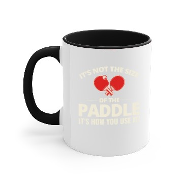 Discover Ping Pong Master Table Tennis Coach Paddle Player Accent Mugs