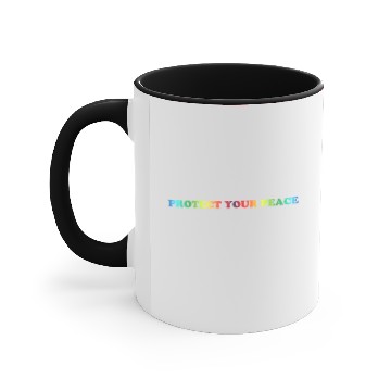 Discover protect your peace Accent Mugs