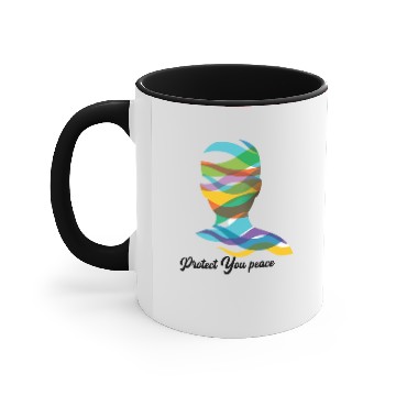 Discover protect your peace Accent Mugs