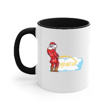 Discover Lets get lit christmas Accent Mugs