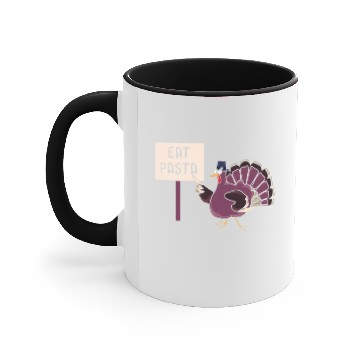 Discover Pasta Eater Thanksgiving Turkey Gobble Holiday Accent Mugs