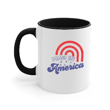 Discover made in america Accent Mugs