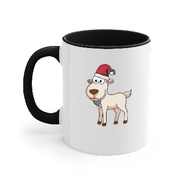 Discover Mountain goat comic Christmas Accent Mugs