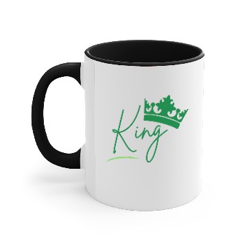Discover King Queen Matching Couple Accent Mugs