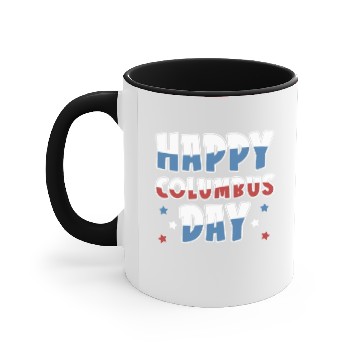 Discover Columbus Day 1492 Accent Mugs