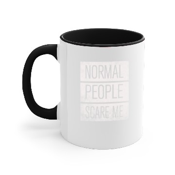 Discover Normal People Scare Me Accent Mugs