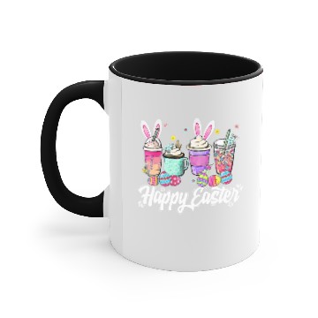 Discover Easter Coffee Bunny Latte Coffee Christian Easter Accent Mugs