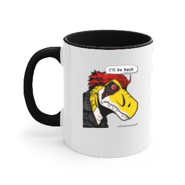 Discover Dinosaur Terminator Accent Mugs