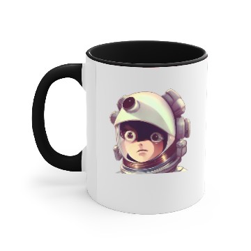 Discover Space Astronaut Ape Accent Mugs