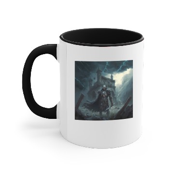 Discover Death Knight in Thunderstorm Accent Mugs