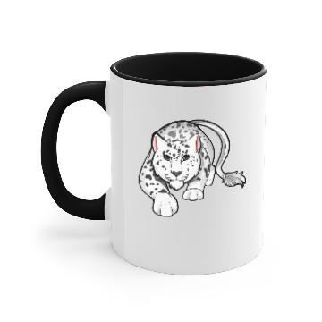 Discover Snow Leopard Accent Mugs