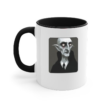 Discover Gothic Nosferatu - The Dark Vampire Accent Mugs