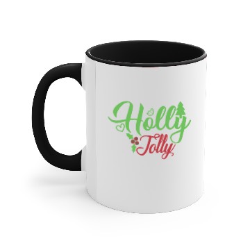 Discover Holly Jolly Accent Mugs