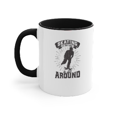 Discover Skating is the way to get around - Skating Accent Mugs