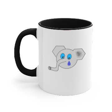 Discover Crying Elephant Accent Mugs