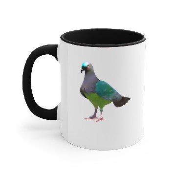 Discover Collared dove illustration Accent Mugs