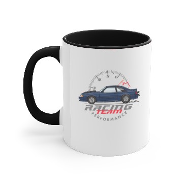 Discover RACING Twilight Blue Accent Mugs