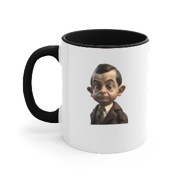 Discover Baby mrbean Rowan Atkinson octane renderer Accent Mugs