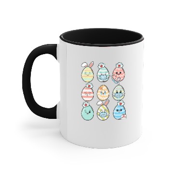 Discover Nurse Easter Cute Nurse Nursing Easter Accent Mugs