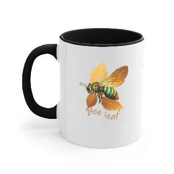 Discover Bee leaf Accent Mugs