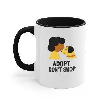 Discover Adopt Dont Shop Accent Mugs