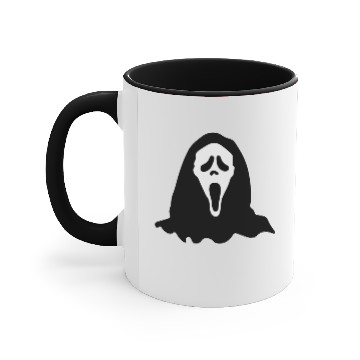 Discover Scream Ghost face Accent Mugs